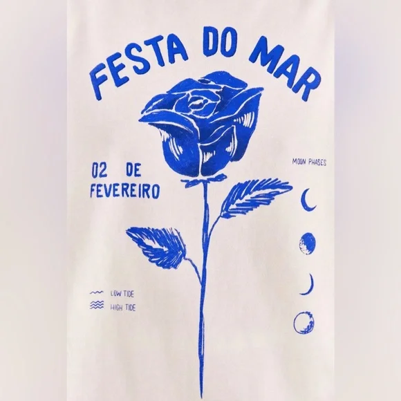 Farm Rio Festa Do Mar Organic Cotton T-Shirt - Picture 4 of 11